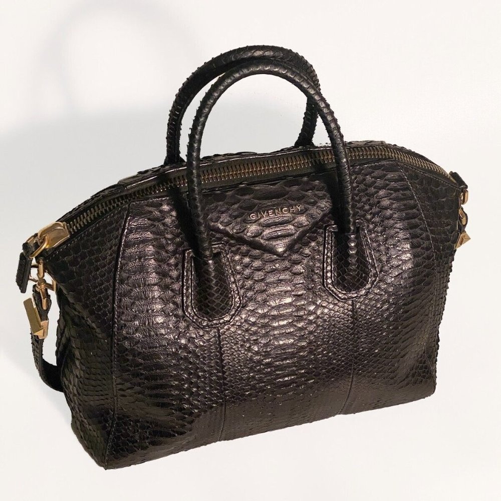 Rare Python Leather Givenchy Antigona Medium - Picture 9 of 15